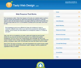 Tastywebdesign.com(Web Presence That Works) Screenshot