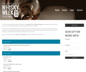 Taswhiskyweek.com(Tasmanian Whisky Week) Screenshot