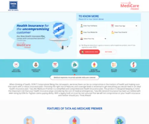 Tataaig-Mediprime.com(Tataaig Mediprime) Screenshot