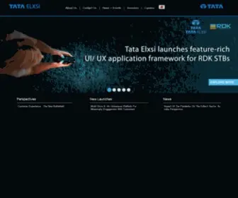 TataelXsi.com(Tata Elxsi) Screenshot
