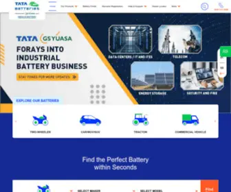 Tatagreenbattery.com(TATA Green Batteries) Screenshot