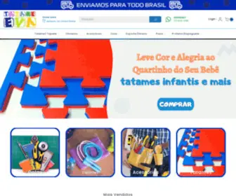 Tatameeva.com.br(Tatame EVA) Screenshot