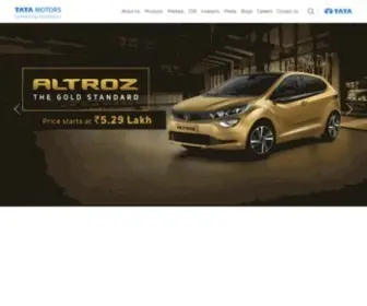 Tatamotors.com(Tata Motors Limited) Screenshot