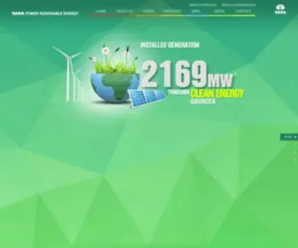 Tatapowerrenewables.com(Indian Largest Alternative and Renewable Energy Companies) Screenshot