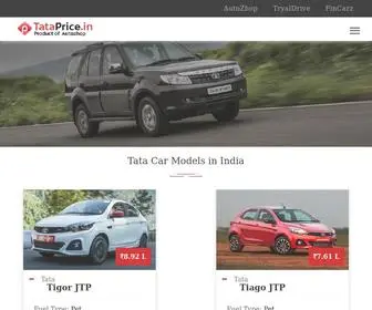 Tataprice.in(Tata Cars in India) Screenshot