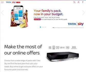 Tatasky.com(Best DTH(Direct To Home) Service Provider in India) Screenshot