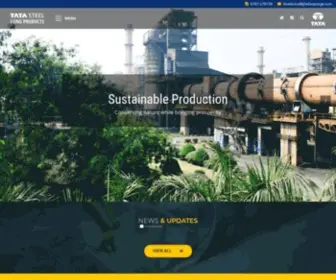 Tatasponge.com(Tata Steel Long Products Limited) Screenshot