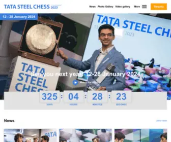 Tatasteelchess.com(The Tata Steel Chess Tournament) Screenshot