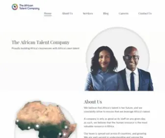 Tatcafrica.com(The African Talent Company) Screenshot