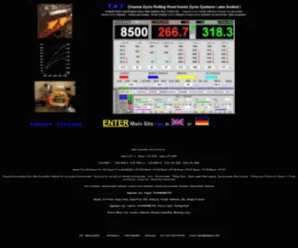 Tatdyno.com(Chassis Dyno Software and Dyno Data Systems for any Chassis Dynamometer ( Inertia Dyno Software )Software and for Engine Dynos and Dynamometer Rolling Road Software Inertia Chassis Dyno Software and Dyno Instrumentation) Screenshot