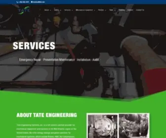 Tate.com(Tate Engineering) Screenshot