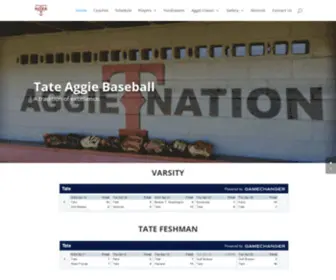 Tateaggiebaseball.com(Tate Aggie Baseball) Screenshot