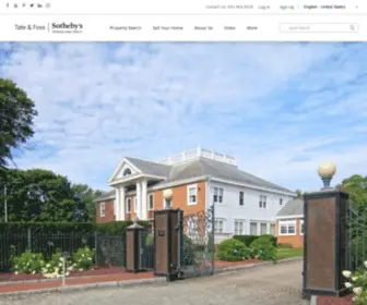 Tateandfoss.com(Tate & Foss Sotheby's International Realty) Screenshot