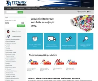 Tatechnix.cz(Tatechnix) Screenshot