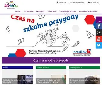 Tatento.pl(Portal dla rodziców i dzieci) Screenshot