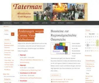 Taterman.at(Mittelalterliches Info Magazin) Screenshot