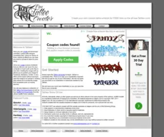 Tatgen.com(Free Tattoo Generator) Screenshot