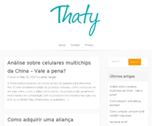 Tathy.com.br(Blog da Tathy) Screenshot