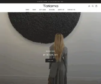 Tatiama.us(Tatiama Official Website) Screenshot