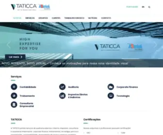 Taticca.com.br(Auditoria contábil e consultoria tributária para empresas) Screenshot