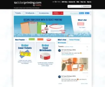 Taticketprinting.com(Ticket Printing) Screenshot