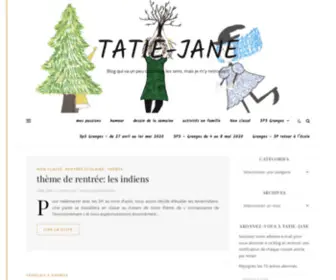 Tatie-Jane.ch(Blog qui va un peu dans tous les sens) Screenshot