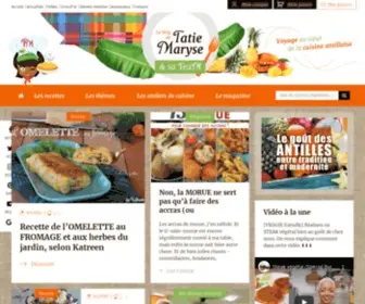 Tatiemaryse.com(Le blog de cuisine antillaise de Tatie Maryse & sa TeaM) Screenshot