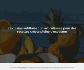 Tatiemaryse.fr(Le blog de recettes antillaises de Tatie Maryse) Screenshot