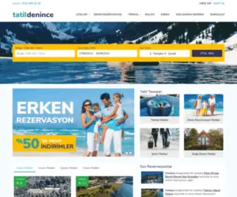 Tatildenince.com(Tatil Denince) Screenshot