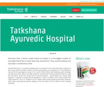 Tatkshanaayurveda.com(Tatkshana Ayurveda One of The Best Ayurveda Hospital in Bangalore) Screenshot