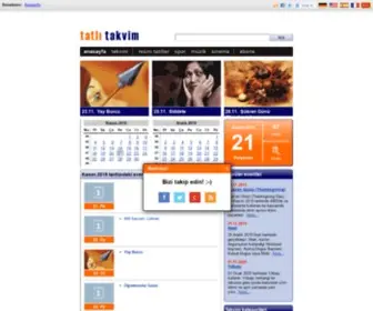 Tatli-Takvim.com(Tatlı Takvim) Screenshot