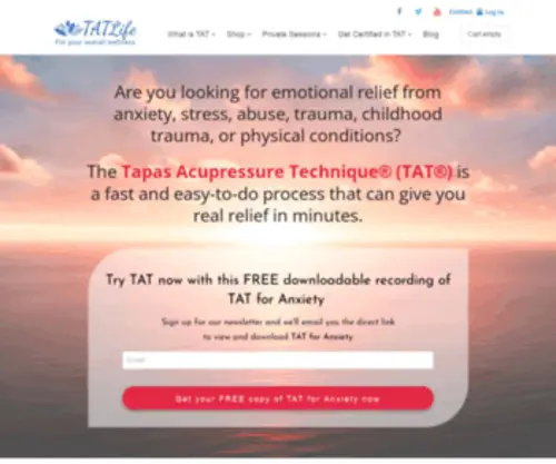 Tatlife.net(The Tapas Acupressure Technique) Screenshot