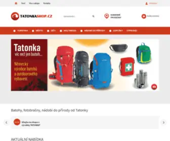 Tatonkashop.cz(Batohy) Screenshot