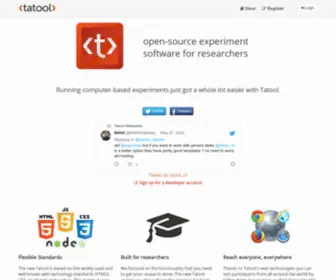 Tatool-Web.com(Tatool Web) Screenshot