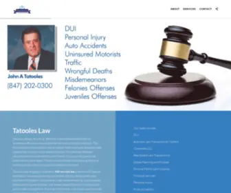 Tatooleslaw.com(Tatooles Law) Screenshot