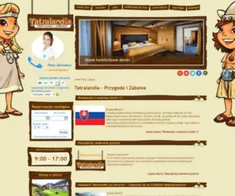 Tatralandia.com.pl(Tatralandia Aquapark i Holiday Village Tatralandia) Screenshot