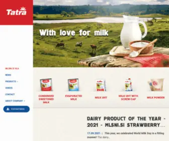 Tatramleko.cz(Mlékárna) Screenshot