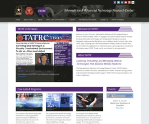 Tatrc.org(Telemedicine & Advanced Technology Research Center) Screenshot