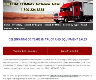 Tatrotrucks.com(TATRO TRUCKS WEBSITE) Screenshot