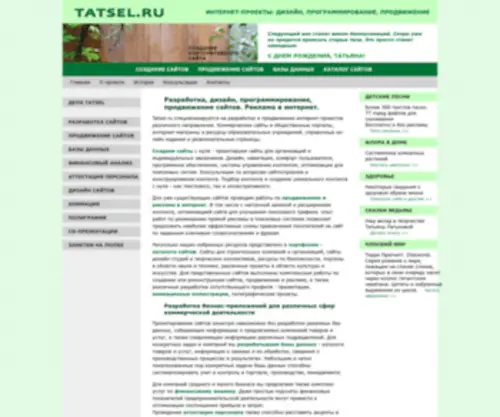 Tatsel.ru(Разработка) Screenshot