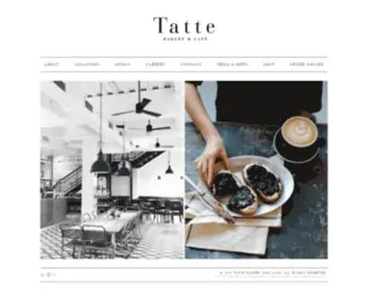 Tattebakery.com(Tatte Bakery & Cafe) Screenshot