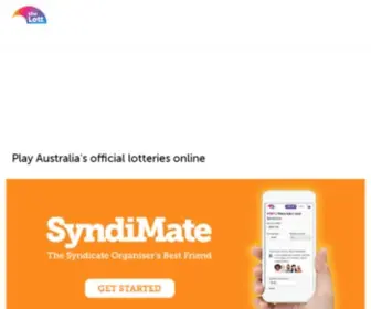 Tattersalls.com.au(Official Tattersalls Site) Screenshot