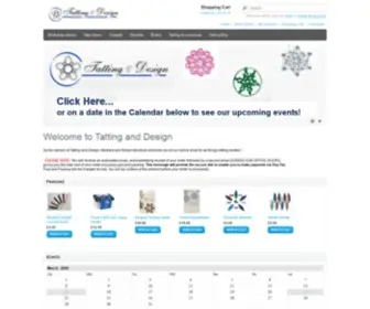 Tatting.co.uk(Tatting and Design stock tatting threads) Screenshot