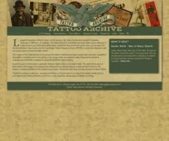 Tattooarchive.com(The Tattoo Archive) Screenshot