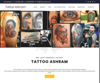 Tattooashram.com(Tattoo Ashram) Screenshot