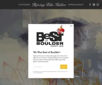 Tattooboulder.com(Rising Tide Tattoo Emporium & Gallery) Screenshot