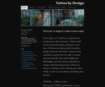 Tattoobydesign.com(Tattoo by Design) Screenshot
