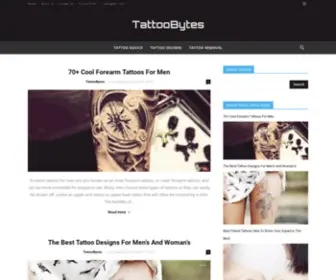 Tattoobytes.com(Tattoo Bytes) Screenshot