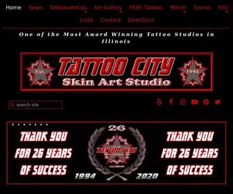 Tattoocity.com(Tattoo City Skin Art Studio) Screenshot