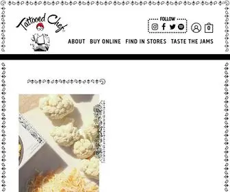 Tattooedchef.com(Tattooed Chef) Screenshot